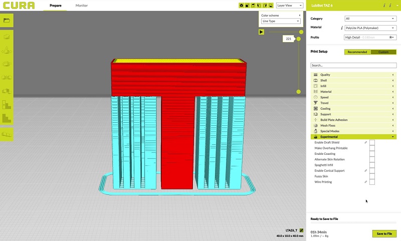 Basic 3D Printing Supports