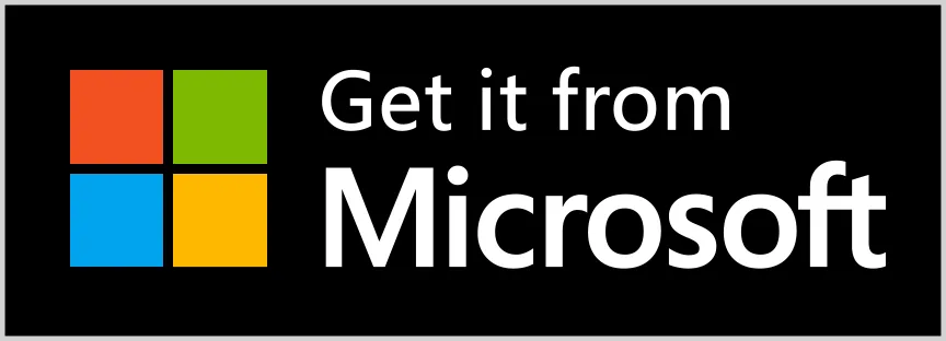 Microsoft App Store Badge